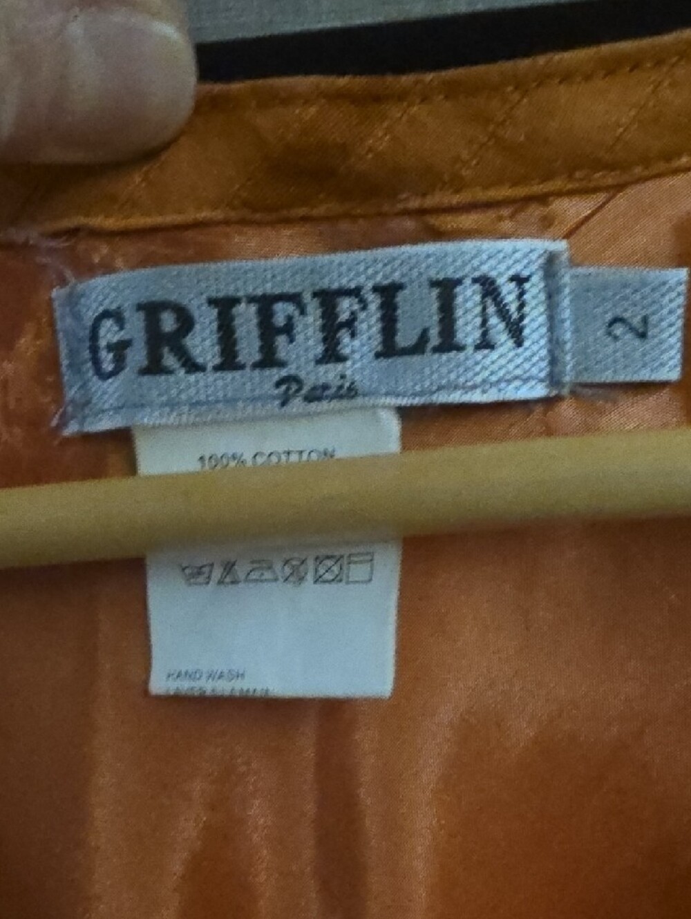 Burnt Orange, Midi/Maxi Boho Dress By "GRIFFLIN PARIS" 100%COTTON) 🤎 - Picture 3 of 16